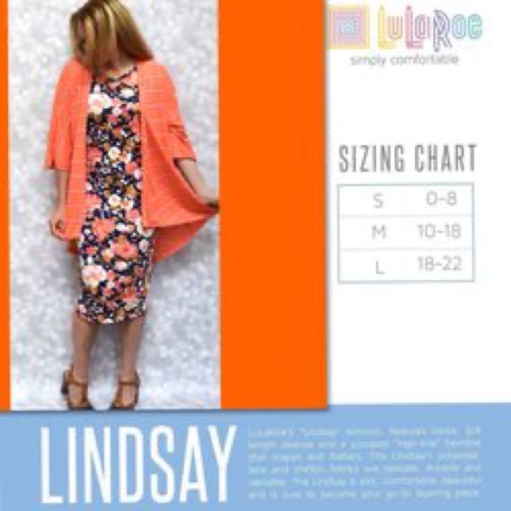 Kimono Size L NWT LulaRoe BATCH SIZING. WILL FIT UP TO A 3XL Lindsay L-3XL - Picture 8 of 8